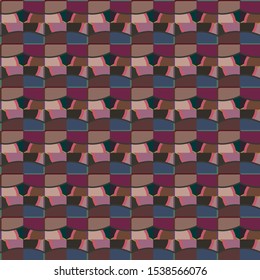 Seamless geometric ornamental vector pattern. Abstract background