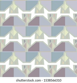 Seamless geometric ornamental vector pattern. Abstract background