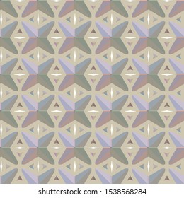 Seamless geometric ornamental vector pattern. Abstract background