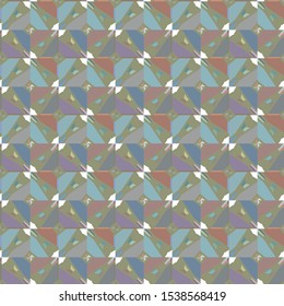 Seamless geometric ornamental vector pattern. Abstract background