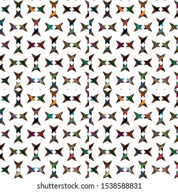 Seamless geometric ornamental vector pattern. Abstract background