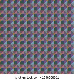 Seamless geometric ornamental vector pattern. Abstract background