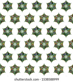 Seamless geometric ornamental vector pattern. Abstract background