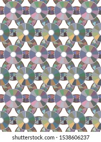 Seamless geometric ornamental vector pattern. Abstract background