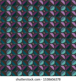 Seamless geometric ornamental vector pattern. Abstract background