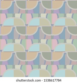Seamless geometric ornamental vector pattern. Abstract background