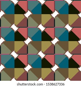 Seamless geometric ornamental vector pattern. Abstract background