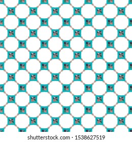 Seamless geometric ornamental vector pattern. Abstract background