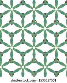 Seamless geometric ornamental vector pattern. Abstract background