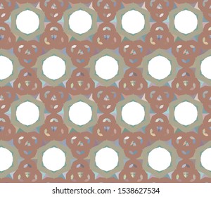 Seamless geometric ornamental vector pattern. Abstract background