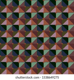Seamless geometric ornamental vector pattern. Abstract background