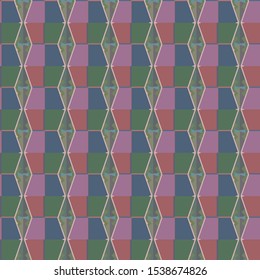 Seamless geometric ornamental vector pattern. Abstract background