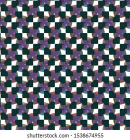 Seamless geometric ornamental vector pattern. Abstract background