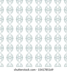 Seamless geometric ornamental vector pattern. Abstract background
