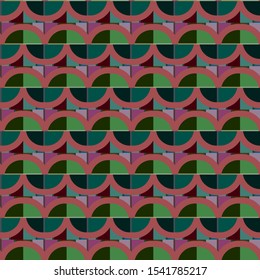 Seamless geometric ornamental vector pattern. Abstract background
