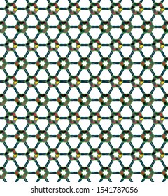 Seamless geometric ornamental vector pattern. Abstract background