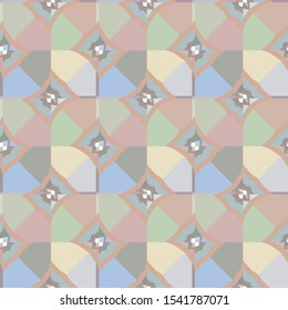 Seamless geometric ornamental vector pattern. Abstract background