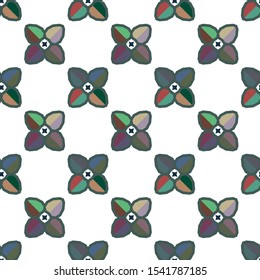 Seamless geometric ornamental vector pattern. Abstract background