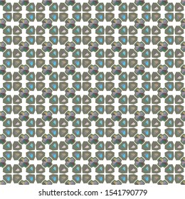 Seamless geometric ornamental vector pattern. Abstract background