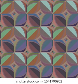 Seamless geometric ornamental vector pattern. Abstract background