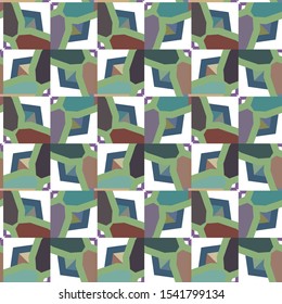 Seamless geometric ornamental vector pattern. Abstract background