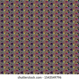 Seamless geometric ornamental vector pattern. Abstract background