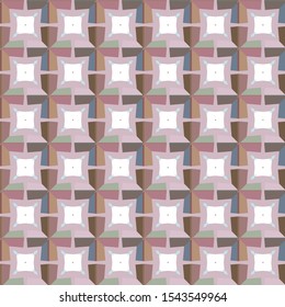 Seamless geometric ornamental vector pattern. Abstract background