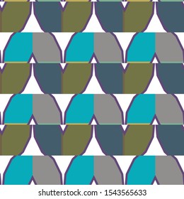 Seamless geometric ornamental vector pattern. Abstract background