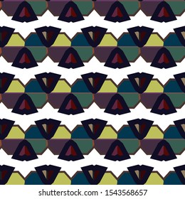 Seamless geometric ornamental vector pattern. Abstract background