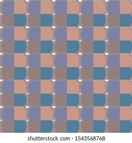 Seamless geometric ornamental vector pattern. Abstract background