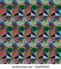 Seamless geometric ornamental vector pattern. Abstract background
