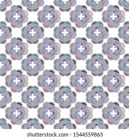 Seamless geometric ornamental vector pattern. Abstract background
