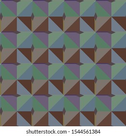 Seamless geometric ornamental vector pattern. Abstract background