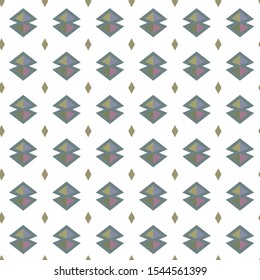 Seamless geometric ornamental vector pattern. Abstract background