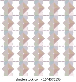 Seamless geometric ornamental vector pattern. Abstract background