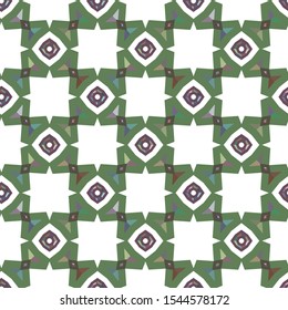 Seamless geometric ornamental vector pattern. Abstract background