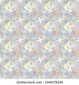 Seamless geometric ornamental vector pattern. Abstract background
