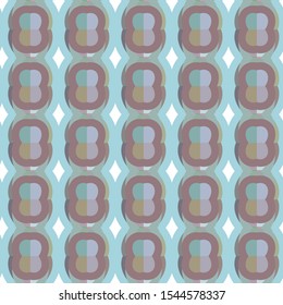 Seamless geometric ornamental vector pattern. Abstract background