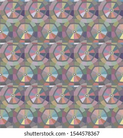 Seamless geometric ornamental vector pattern. Abstract background