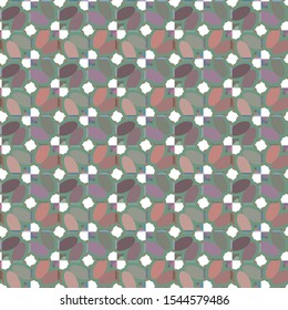 Seamless geometric ornamental vector pattern. Abstract background