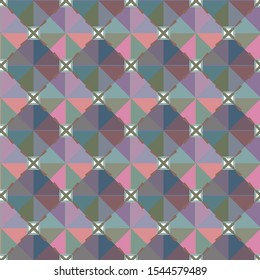 Seamless geometric ornamental vector pattern. Abstract background