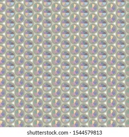 Seamless geometric ornamental vector pattern. Abstract background