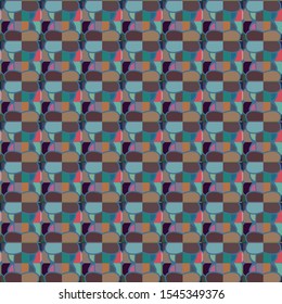 Seamless geometric ornamental vector pattern. Abstract background
