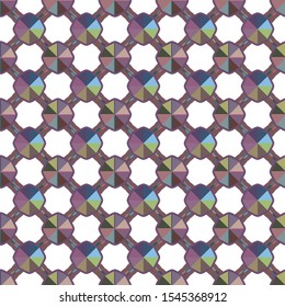 Seamless geometric ornamental vector pattern. Abstract background