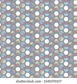 Seamless geometric ornamental vector pattern. Abstract background