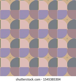 Seamless geometric ornamental vector pattern. Abstract background