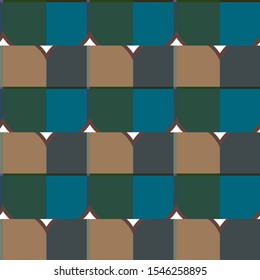 Seamless geometric ornamental vector pattern. Abstract background