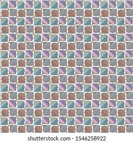 Seamless geometric ornamental vector pattern. Abstract background