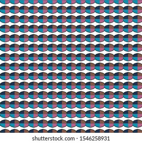 Seamless geometric ornamental vector pattern. Abstract background