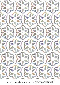 Seamless geometric ornamental vector pattern. Abstract background
